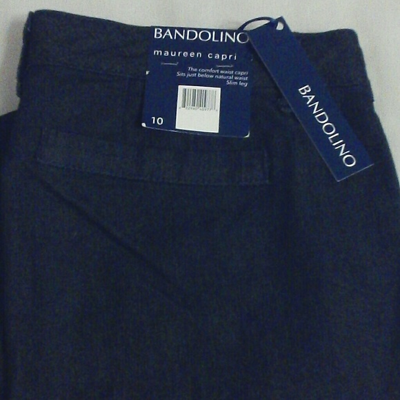 bandolino maureen denim capris